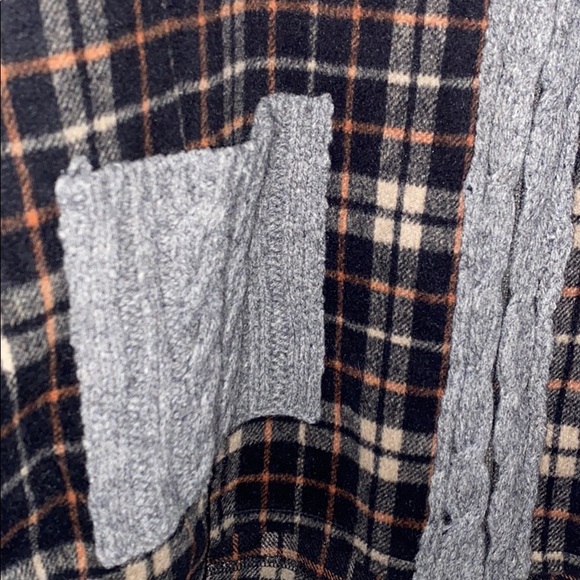 Anthropologie zip up hooded sweater - Sz L - Picture 3 of 8